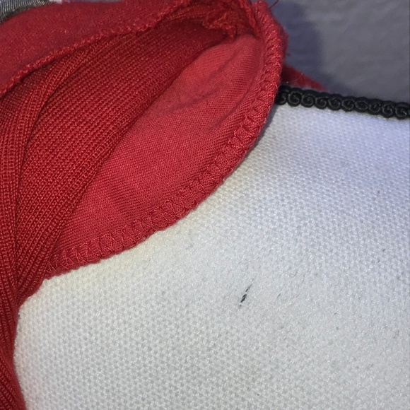 Adrienne Vittadini Red Wool Blend A-Line Knit Dres - Picture 5 of 5